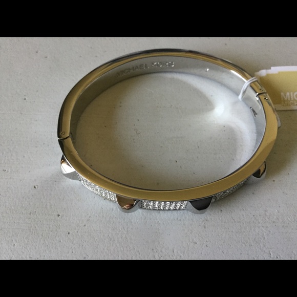 NWT Michael Kors Silver-tone Bangle - Picture 8 of 8